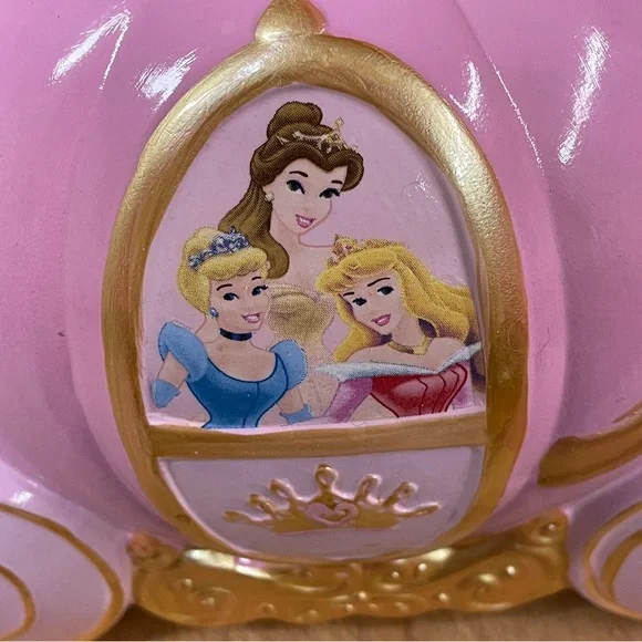 DISNEY bank Pumpkin carriage Cinderella Belle Sleeping Beauty magic fairytale - Picture 12 of 16